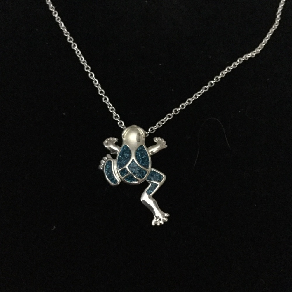 9.25 Sterling silver set with turquoise inlay